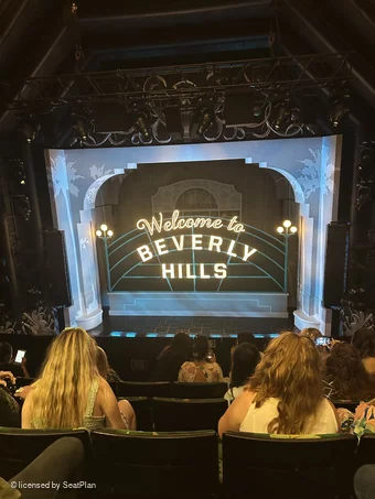 Trafalgar Theatre Dress Circle E11 view from seat photo