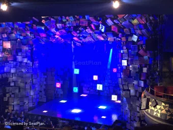 Cambridge Theatre Dress Circle F4 view from seat photo