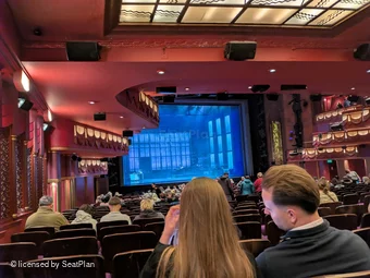 Prince Edward Theatre Stalls ZA33 view from seat photo