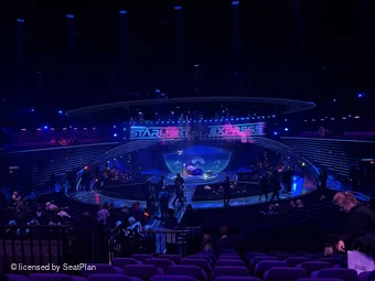 Wembley Park Theatre Locomotive Seats T23 view from seat photo