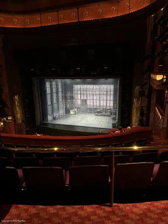Prince Edward Theatre Dress Circle G4 view from seat photo