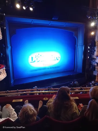 Shaftesbury Theatre Royal Circle C31 view from seat photo