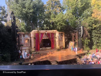 Regent's Park Open Air Theatre Upper Right O65 view from seat photo