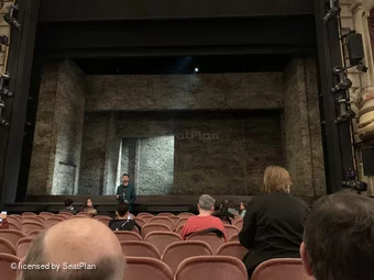 Noel Coward Theatre Stalls K13 view from seat photo