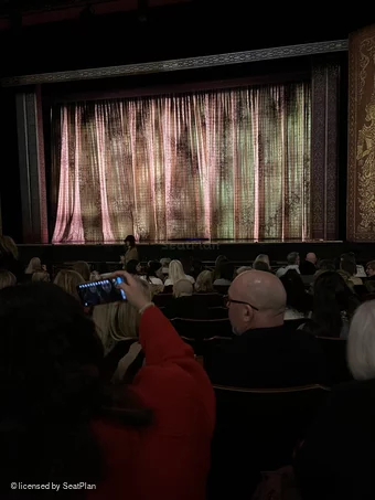 Dominion Theatre Stalls K19 view from seat photo