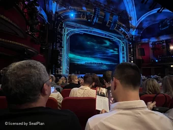 Broadway Theatre Orchestra O18 view from seat photo