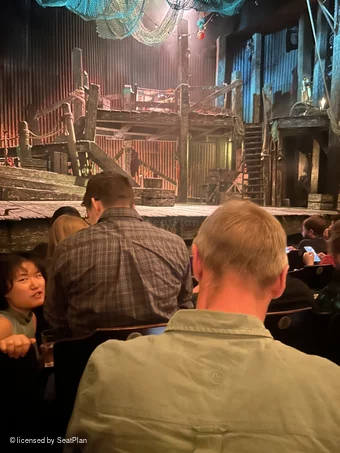 Ambassadors Theatre Stalls E15 view from seat photo