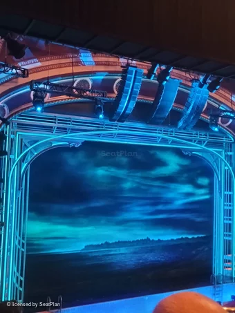 Broadway Theatre Front Mezzanine A5 view from seat photo