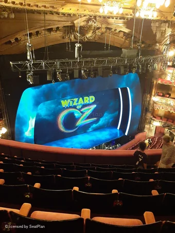 London Palladium Grand Circle H45 view from seat photo
