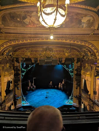 Theatre Royal Haymarket Upper Circle B16 view from seat photo