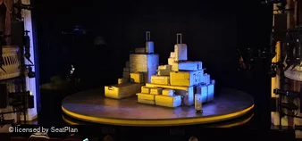 Criterion Theatre Dress Circle A13 view from seat photo