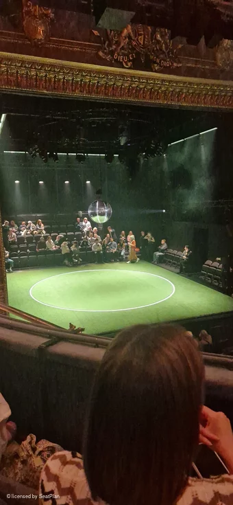 Theatre Royal Haymarket Royal Circle B23 view from seat photo