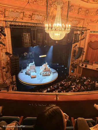 Longacre Theatre Balcony C20 view from seat photo