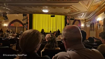 Golden Theatre Orchestra S8 view from seat photo