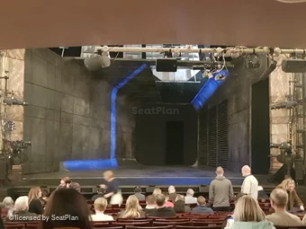 Richmond Theatre Stalls Q16 view from seat photo