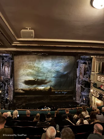 Sondheim Theatre Dress Circle G13 view from seat photo