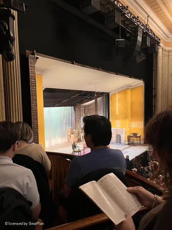 Music Box Theatre Mezzanine Left Box B3 view from seat photo