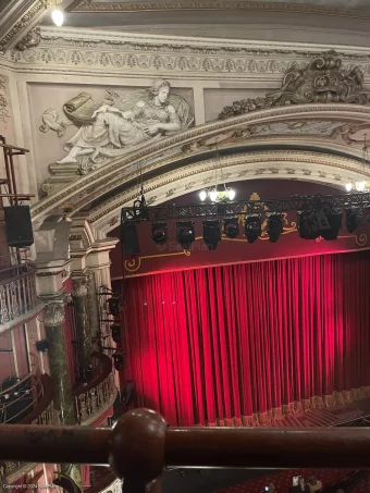 New Wimbledon Theatre Upper Circle A25 view from seat photo