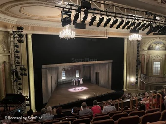 Music Box Theatre Mezzanine H22 view from seat photo