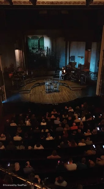 Lyric Theatre Grand Circle A28 view from seat photo