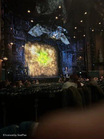 Apollo Victoria Theatre Stalls N48 view from seat photo