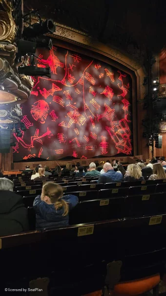 Lyceum Theatre Stalls P45 view from seat photo
