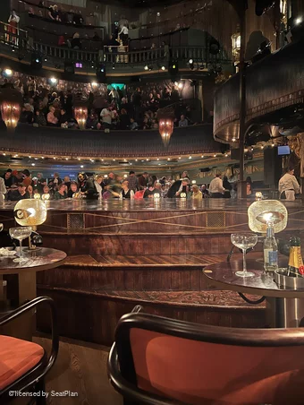 Playhouse Theatre Stalls BB3 view from seat photo