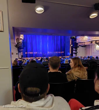 Vaudeville Theatre Stalls Q1 view from seat photo