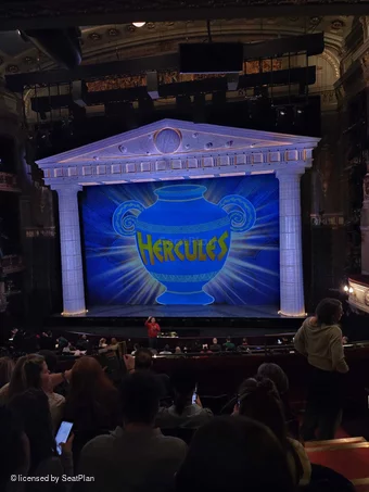 Theatre Royal Drury Lane Royal Circle E19 view from seat photo