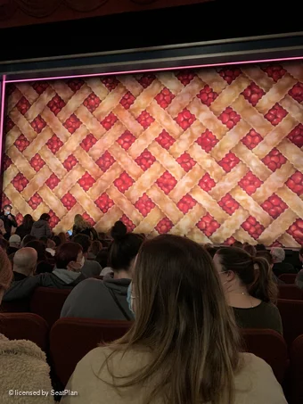 Barrymore Theatre Orchestra H113 view from seat photo