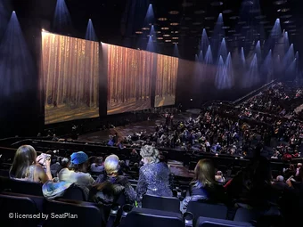 ABBA Arena Block F N14 view from seat photo