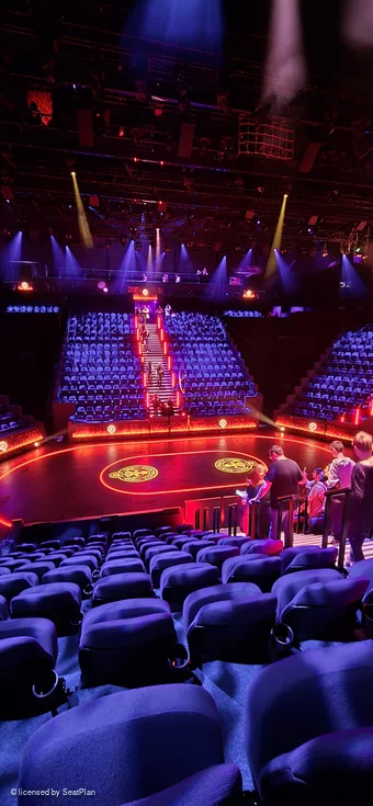 Troubadour Canary Wharf Theatre District 5 K70 view from seat photo