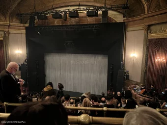 St James Theatre Mezzanine K10 view from seat photo