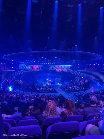 Wembley Park Theatre Locomotive Seats R19 view from seat photo