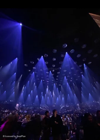 ABBA Arena Dance Floor C141 view from seat photo