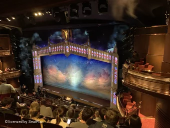 Prince of Wales Theatre Circle H3 view from seat photo