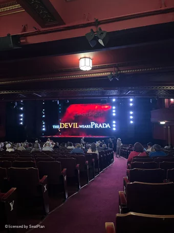Dominion Theatre Stalls WW11 view from seat photo