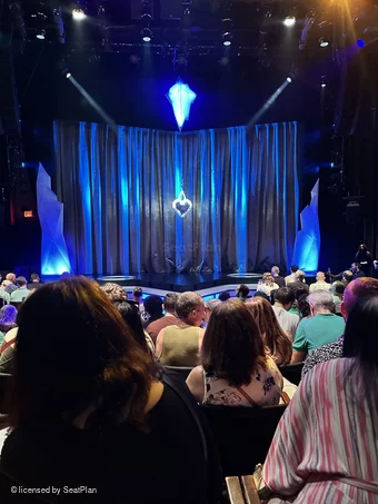 Daryl Roth Theatre Orchestra L107 view from seat photo