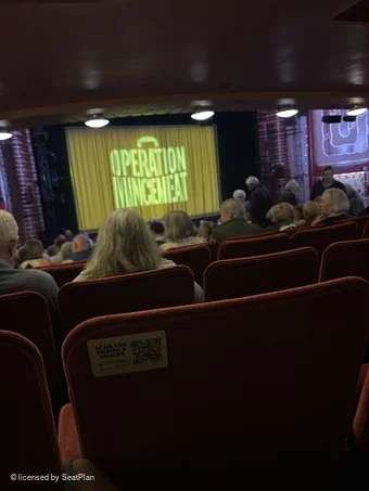 New Theatre Oxford Stalls Z35 view from seat photo