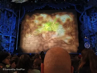 Apollo Victoria Theatre Stalls J23 view from seat photo