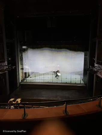 Royal Court Theatre Circle B8 view from seat photo