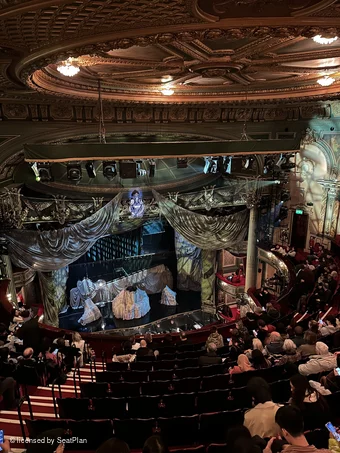 His Majesty's Theatre Balcony A27 view from seat photo
