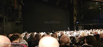 Studio 54 Theatre Orchestra L11 view from seat photo