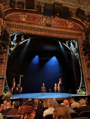 Theatre Royal Haymarket Stalls K16 view from seat photo