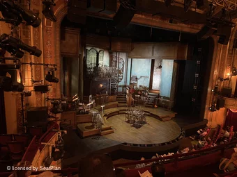 Walter Kerr Theatre Mezzanine D19 view from seat photo