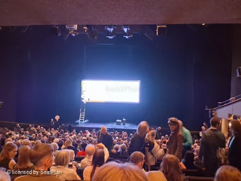 Barbican Theatre Stalls T19 view from seat photo