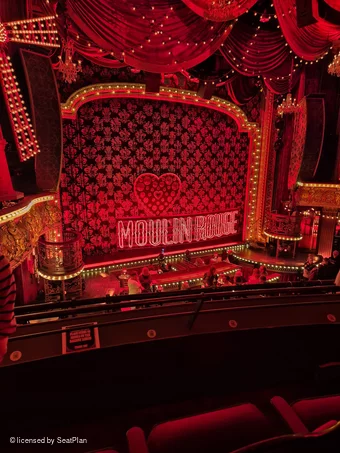 Piccadilly Theatre Royal Circle B29 view from seat photo