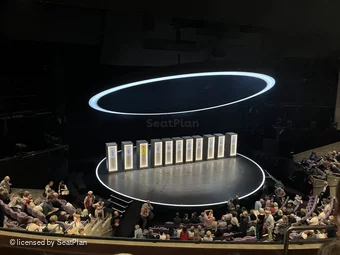 National Theatre - Olivier Circle C61 view from seat photo