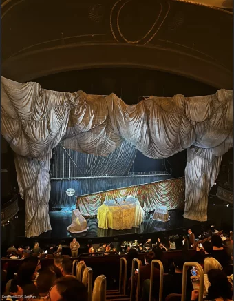 Majestic Theatre Front Mezzanine G1 view from seat photo