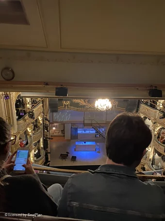 Wyndham's Theatre Grand Circle G18 view from seat photo